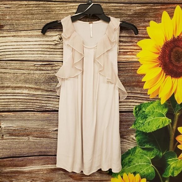 Free People Sleeveless spring dress 4 Pre-owned - Picture 1 of 4